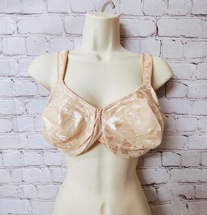Wacoal Awareness Underwire Beige Embroidered Bra 38D